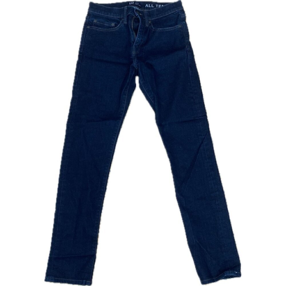 GAP Men's Slim Taper All Temp Dark Wash Jeans 30 x 32 Casual Day Night B23